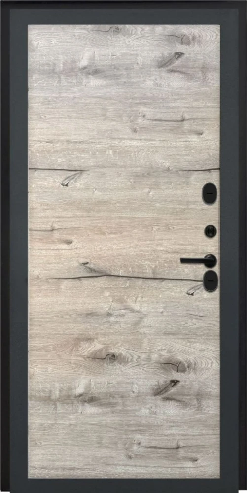 Входная дверь ДвериПРО Л-45 Без фрезеровки Дуб пацифик горизонт DPRO222687 внутренняя сторона
